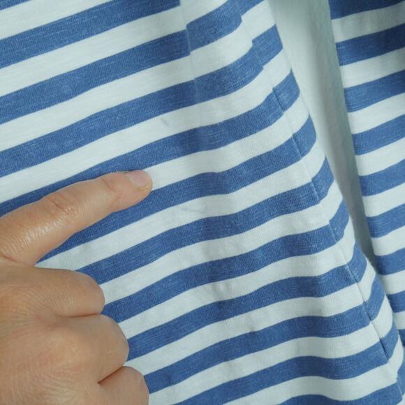 Tommy Bahama Disney XS Women's Top Minnie Stripe Henley Resort Preppy Floral - Picture 11 of 11